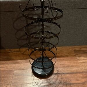 Black Rotating Earring Tree